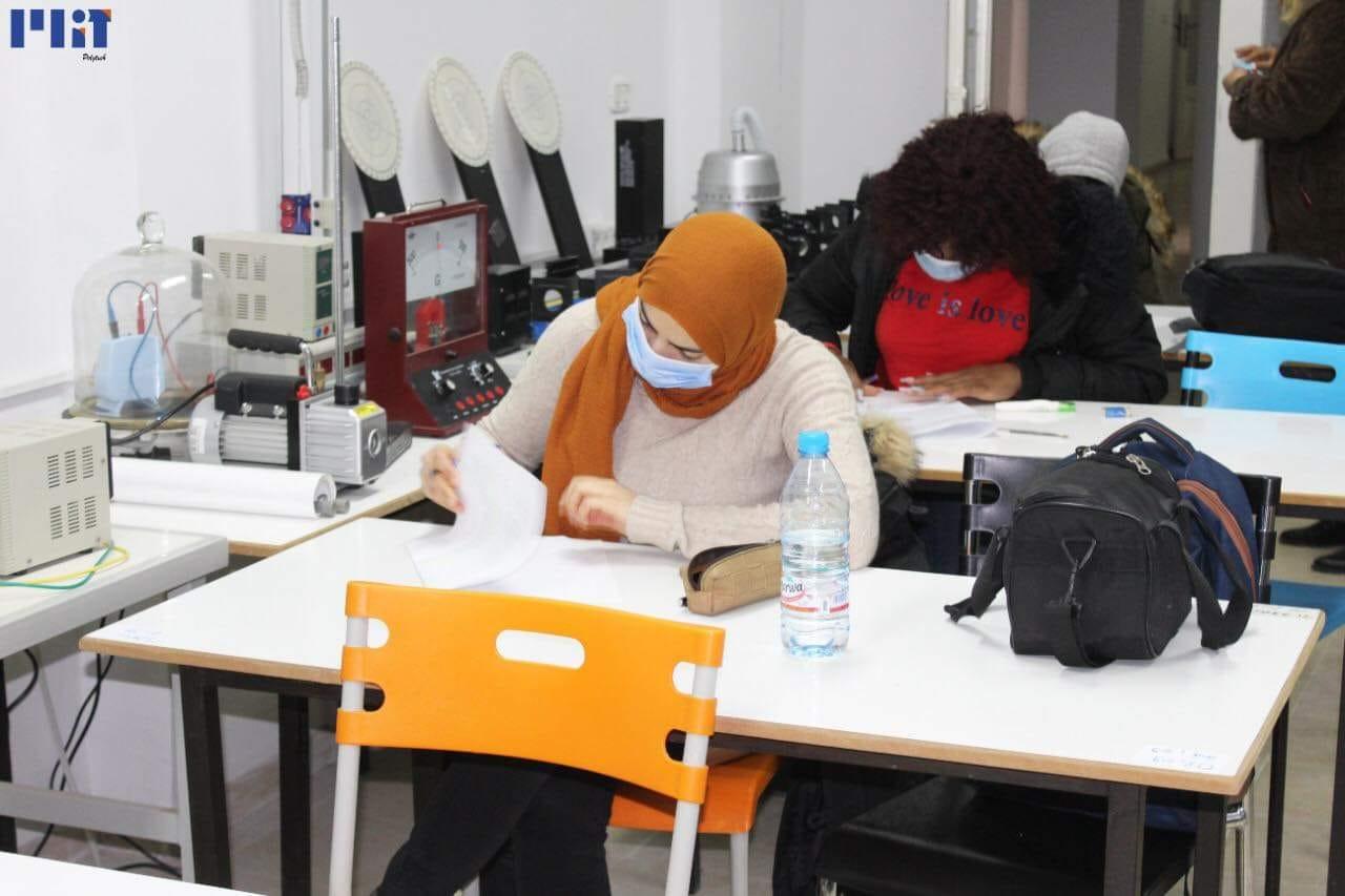 Course of the first semester exams at the Mediterranean Polytechnic School of Tunis